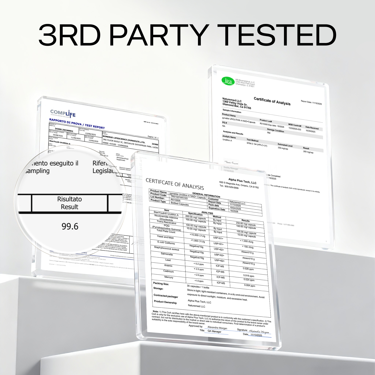 Gynable Urolithin A Complex NAD+,Trans-Resveratrol, PQQ,Urolithin A NAD Supplement for Cellular Energy, Longevity Support,Sleep,Focus, Mitochondria Health,NR NMN NAD+ Replacement Made & Tested in USA