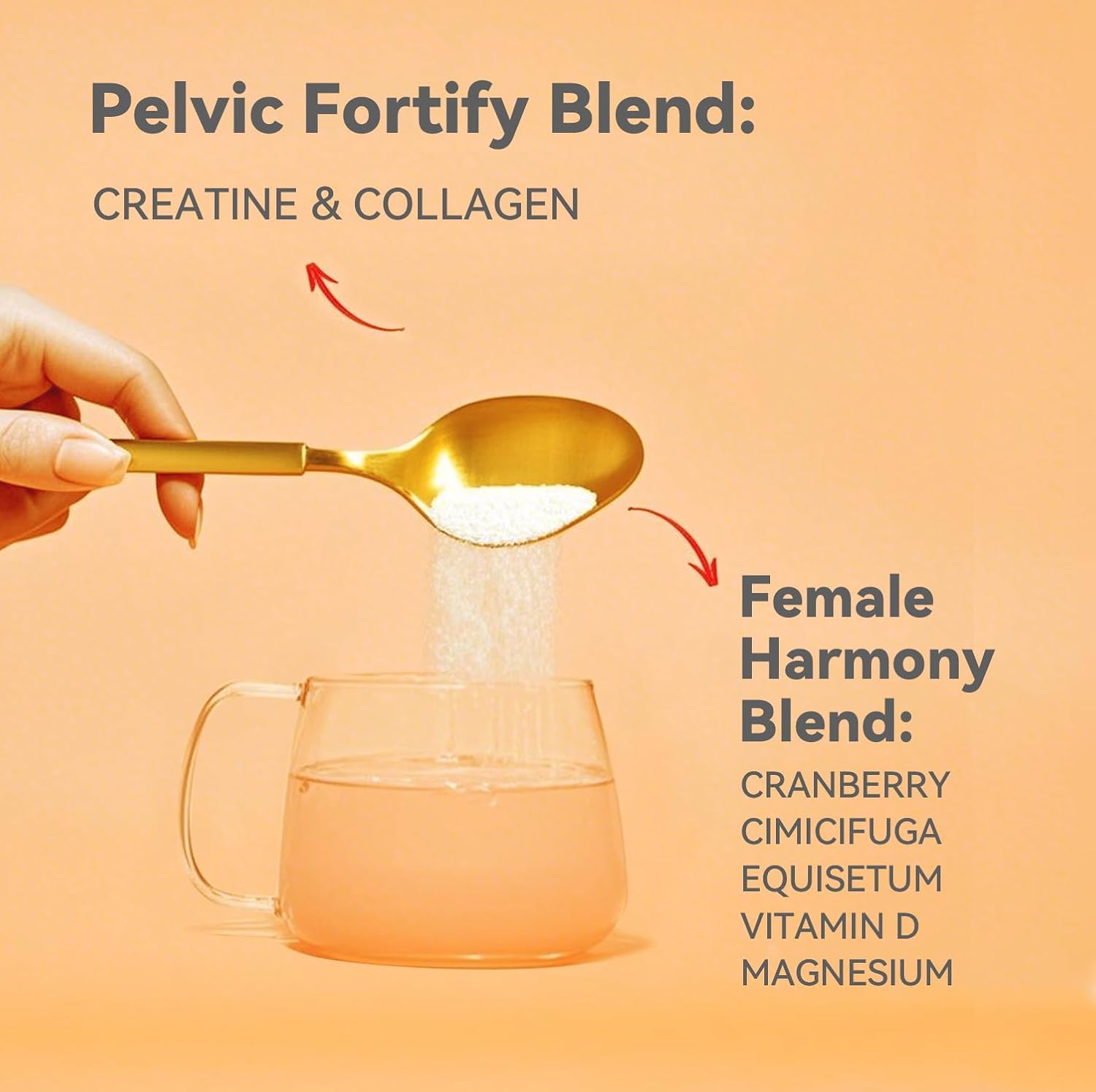 Gynable UROCollagen,Bladder Control Supplement for Women,Urinary Tract Health, Strengthen Pelvic Floor Muscles,Urinary Leakage,Female Care,with Creatine,Natural Lemon Flavored