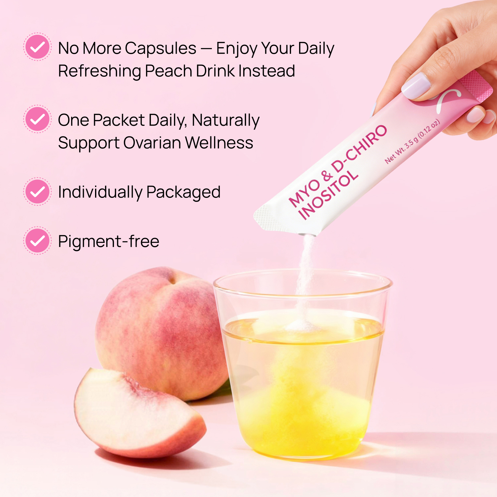 Gynable Pregina Myo-Inositol & D-Chiro Inositol Supplement for Women, Ovarian Health for PCOS & Fertility, Patented Folic Acid, Hormonal Balance & Menstrual Regulation, Gluten-Free