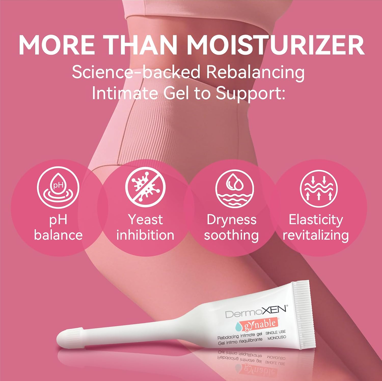Gynable Vaginal Probiotic Gel | Rebalancing Intimate Gel | Promote pH Balance |Yeast Infection & BV Treatment | Vaginal Odor and Hygiene Support | Vaginal Moisturizer| 9 Pre-Filled Applicators