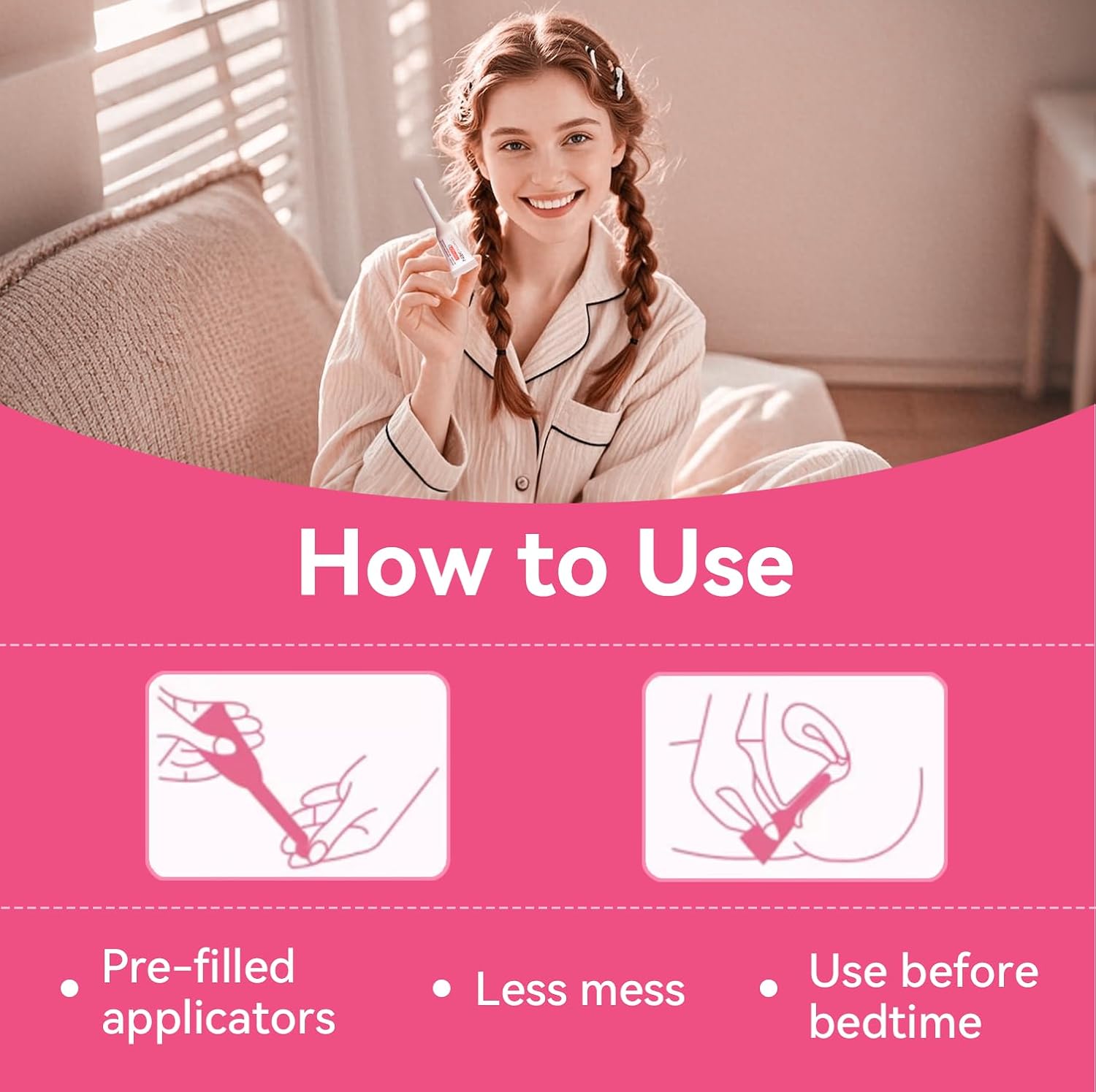 Gynable Vaginal Probiotic Gel | Rebalancing Intimate Gel | Promote pH Balance |Yeast Infection & BV Treatment | Vaginal Odor and Hygiene Support | Vaginal Moisturizer| 9 Pre-Filled Applicators