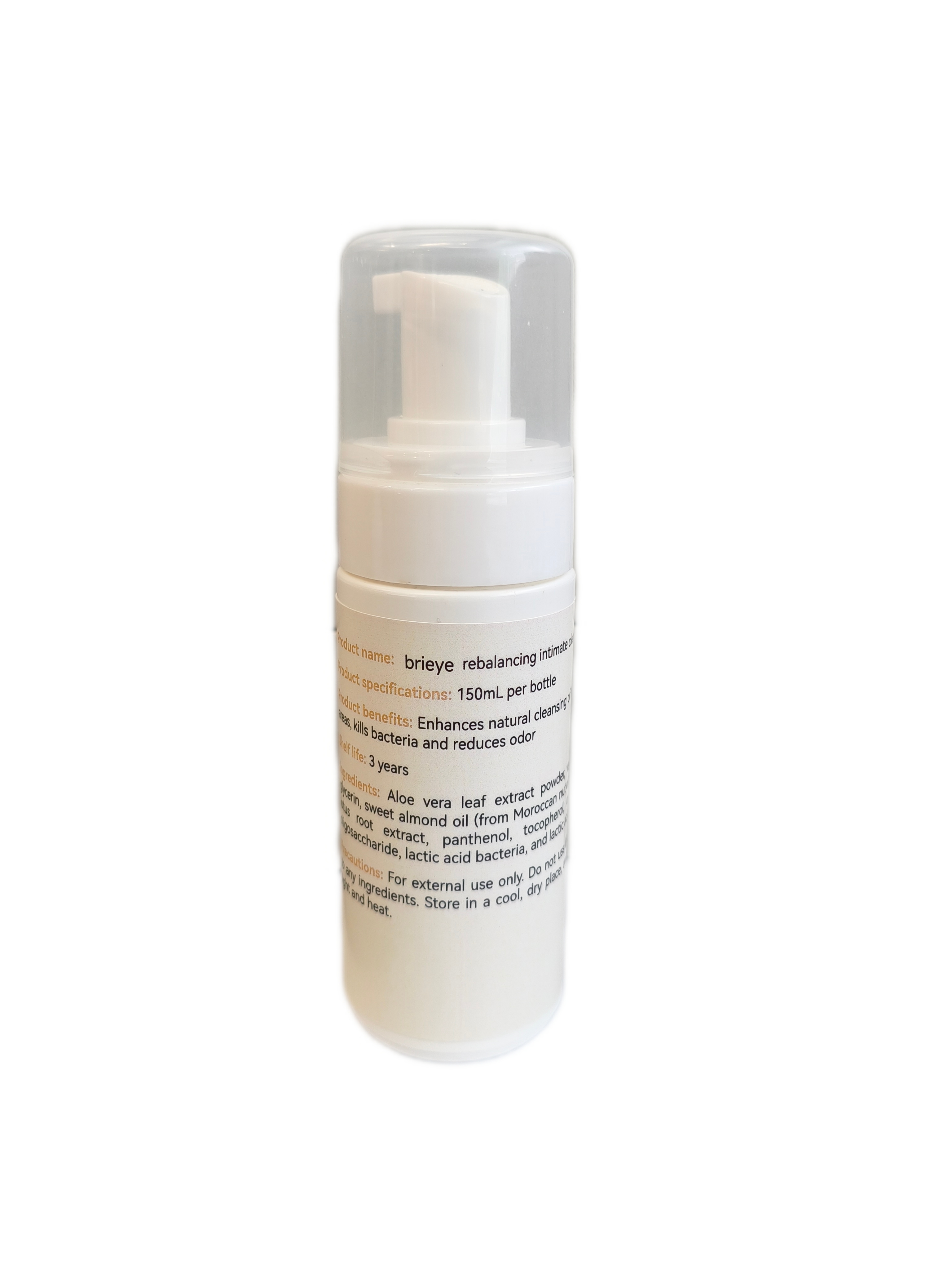 Brieye Rebalancing Intimate Cleansers for personal hygiene purposes，Supports natural cleansing of intimate areas, helps combat bacteria and minimize odor