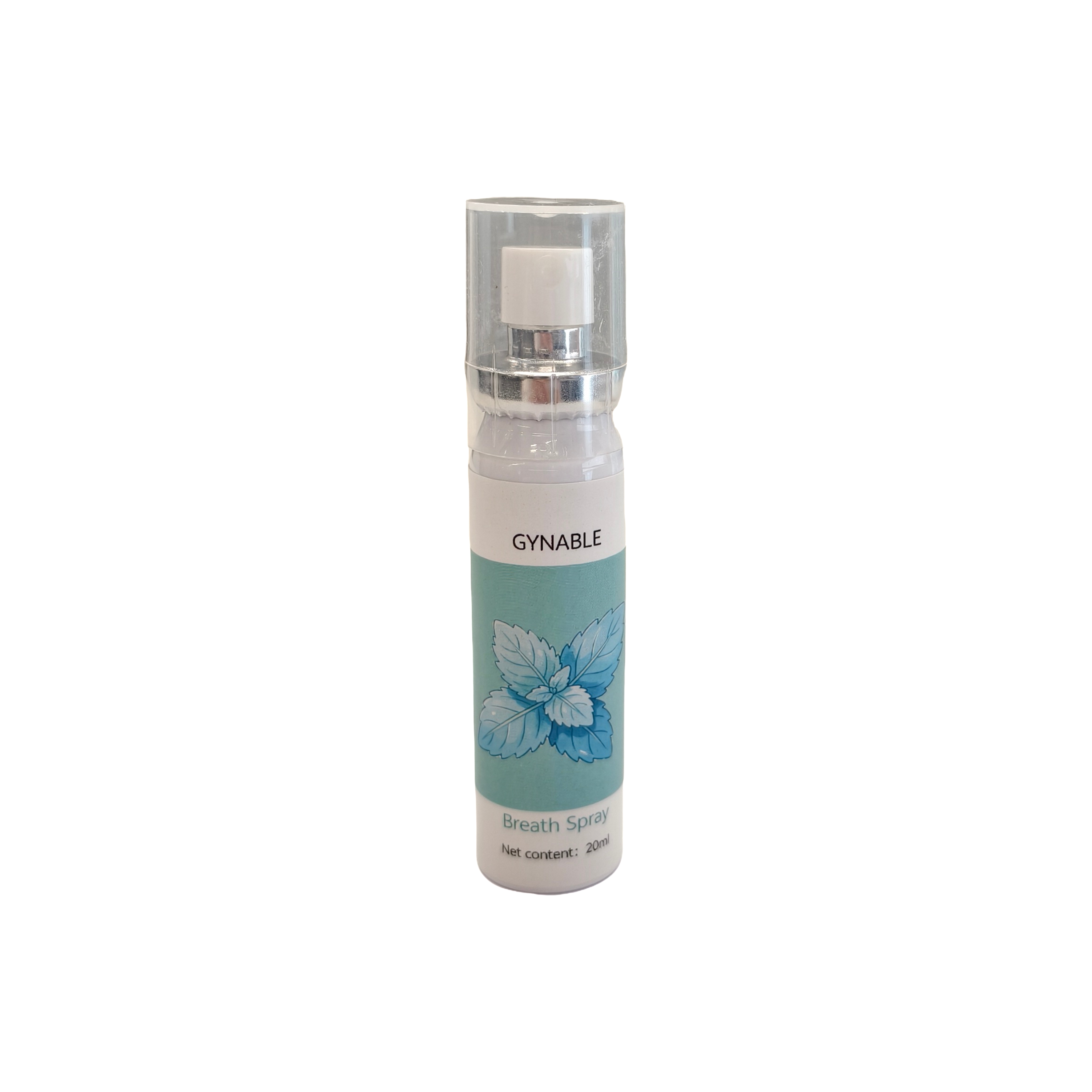 GYNABLE Breath Freshening Spray for personal hygiene with Natural Mint Oil & Xylitol, quickly removes odor, provides long-lasting fresh breath, and supports oral hygiene  (20ml)