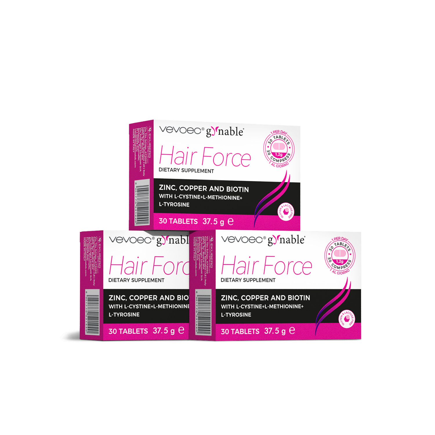 Hair Growth Supplement for Women,DHT Blocker with Biotin Amino Acid Blend,Red Clover,Female Hormone Balance for Hair Growth,Gluten-Free,Lactose-Free,1 Per Day, 30 Tablets, 1 Month Supply