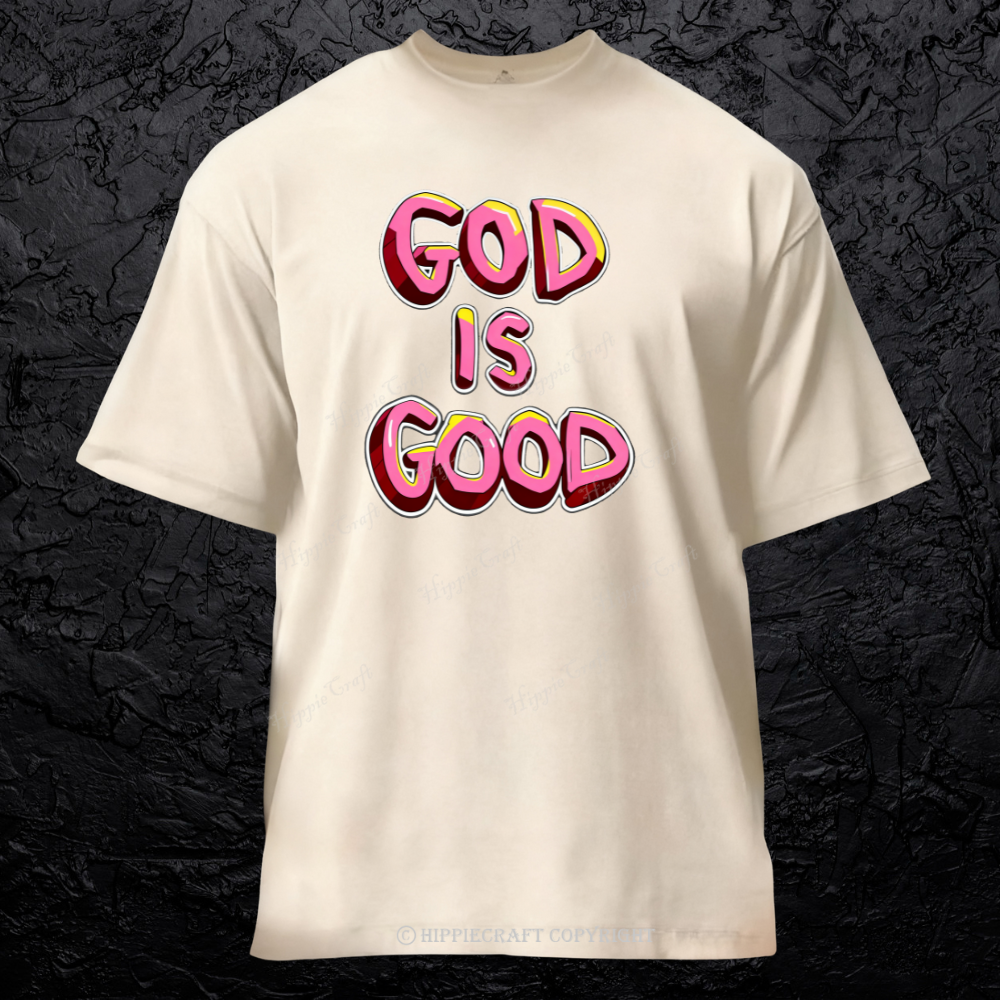 Unisex God Is Good Washed T-Shirt