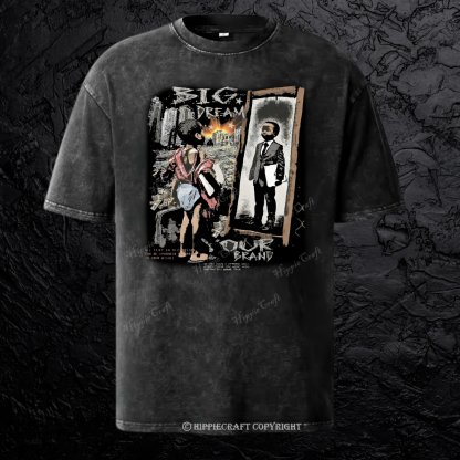 Unisex  BIG DREAM Washed T-Shirt