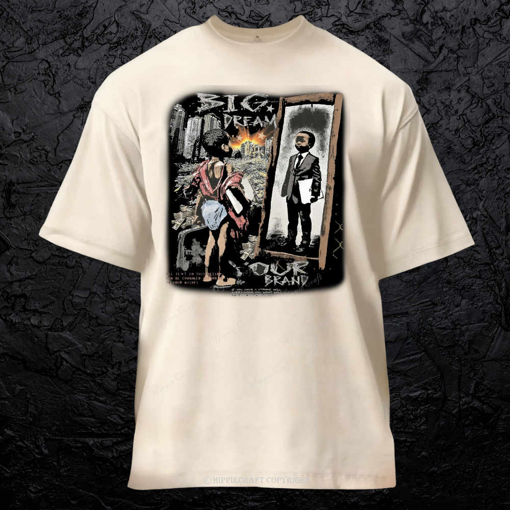 Unisex  BIG DREAM Washed T-Shirt