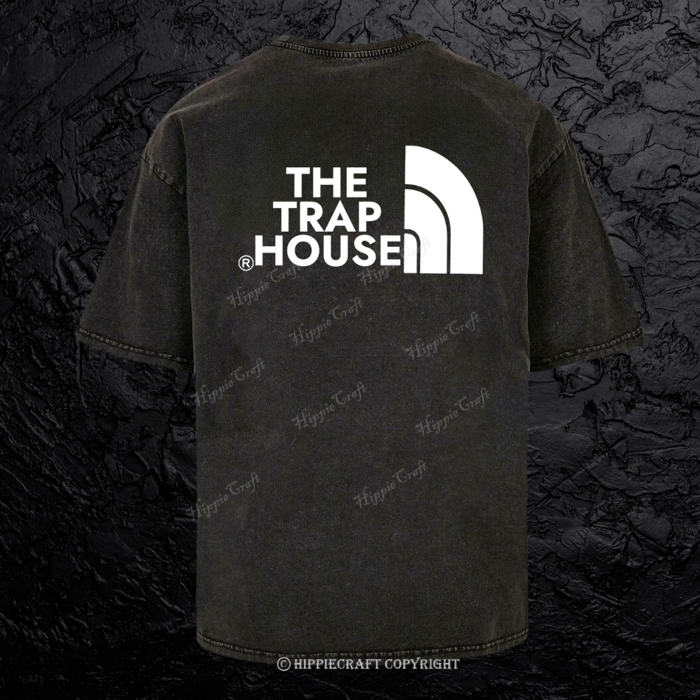 Unisex THE TRAP HOUSE Washed T-Shirt