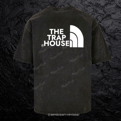 Unisex THE TRAP HOUSE Washed T-Shirt