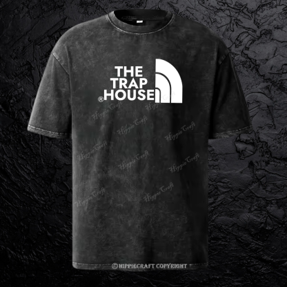 Unisex THE TRAP HOUSE Washed T-Shirt
