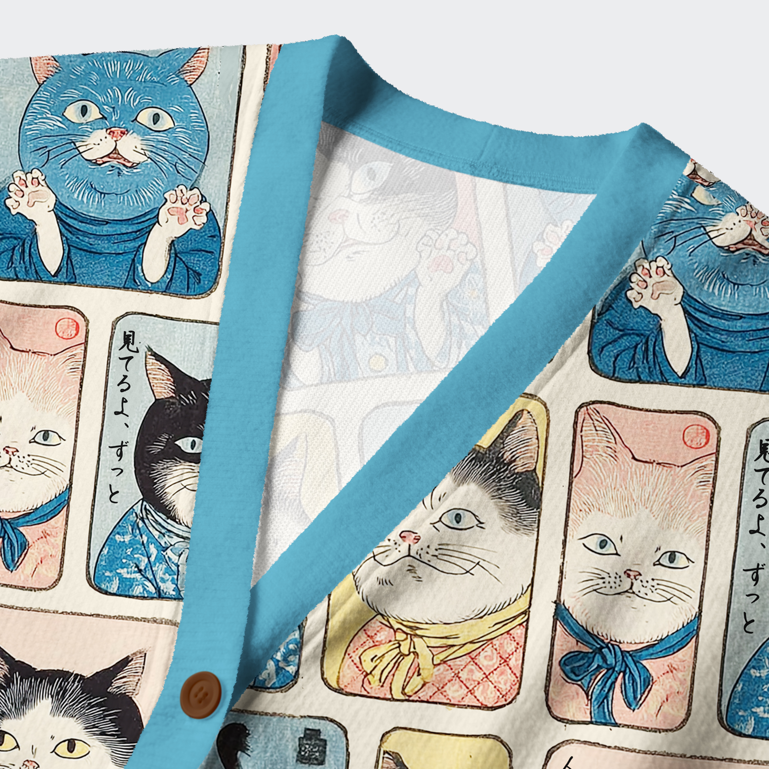  Many Cats Are Watching You Ugly Cardigan Sweater