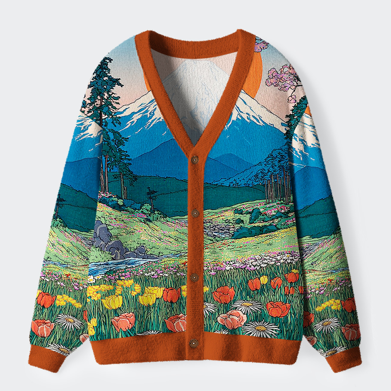  Poetry in the Wild Ugly Cardigan Sweater