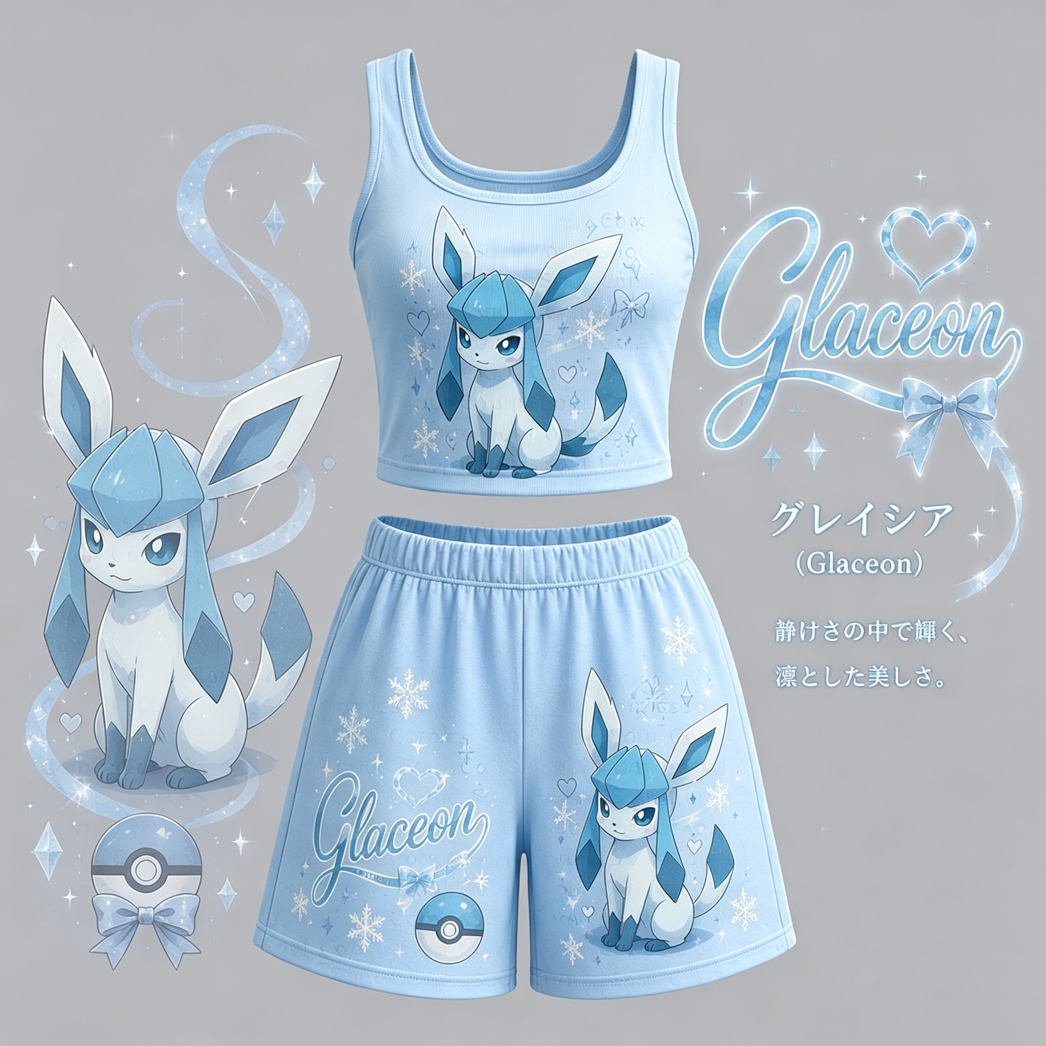 Pokémon Vest and shorts Two-Piece Set