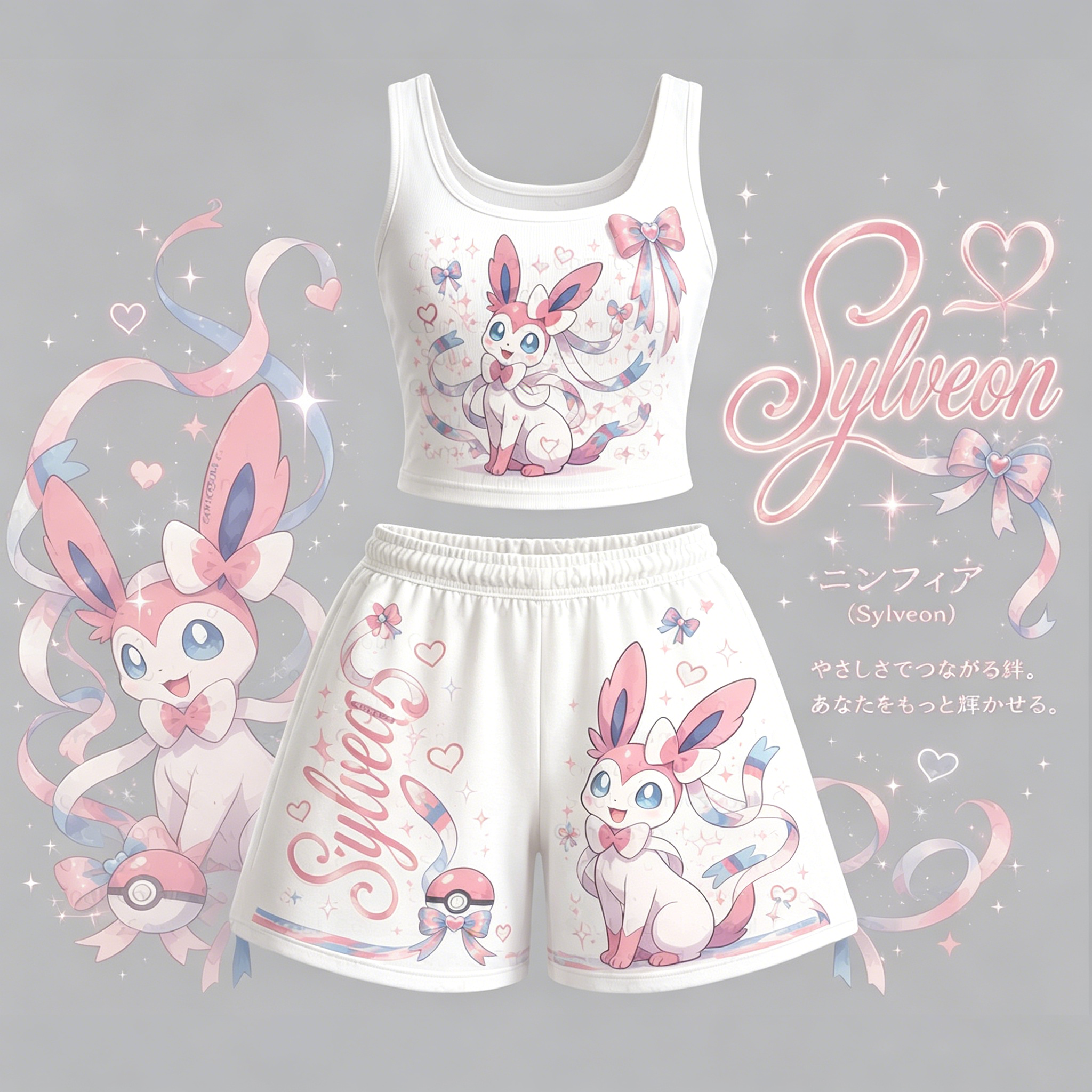 Pokémon Vest and shorts Two-Piece Set