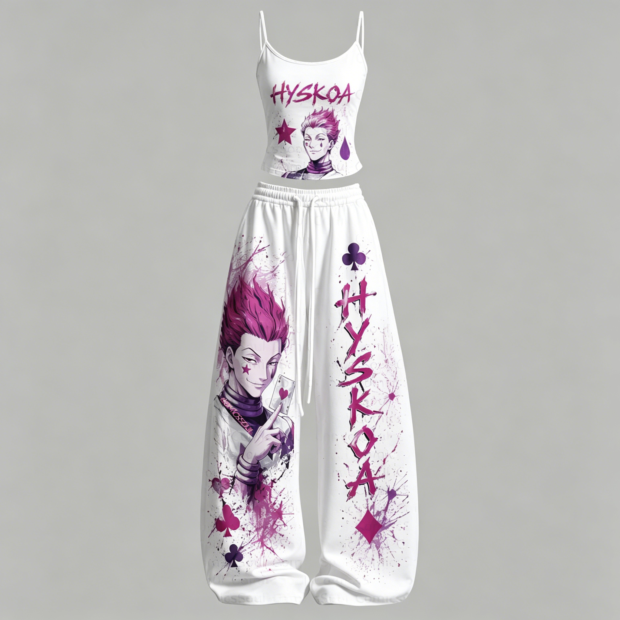 Hunter x Hunter Top & Elasticated Trousers Two-Piece Set
