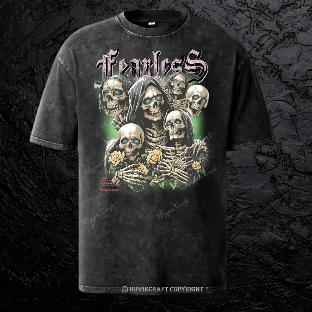 Unisex FEARLESS Washed T-Shirt