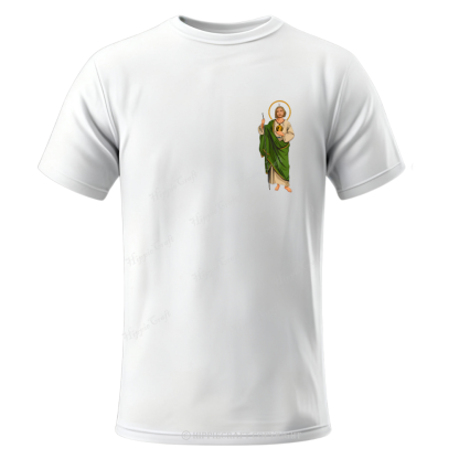 San Judas Tadeo Latino Cotton T-Shirt