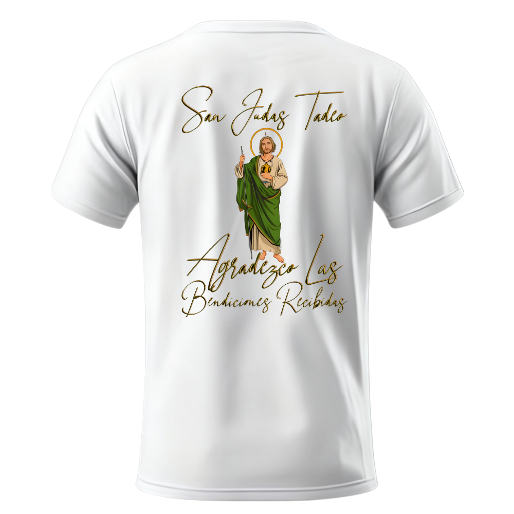 San Judas Tadeo Latino Cotton T-Shirt