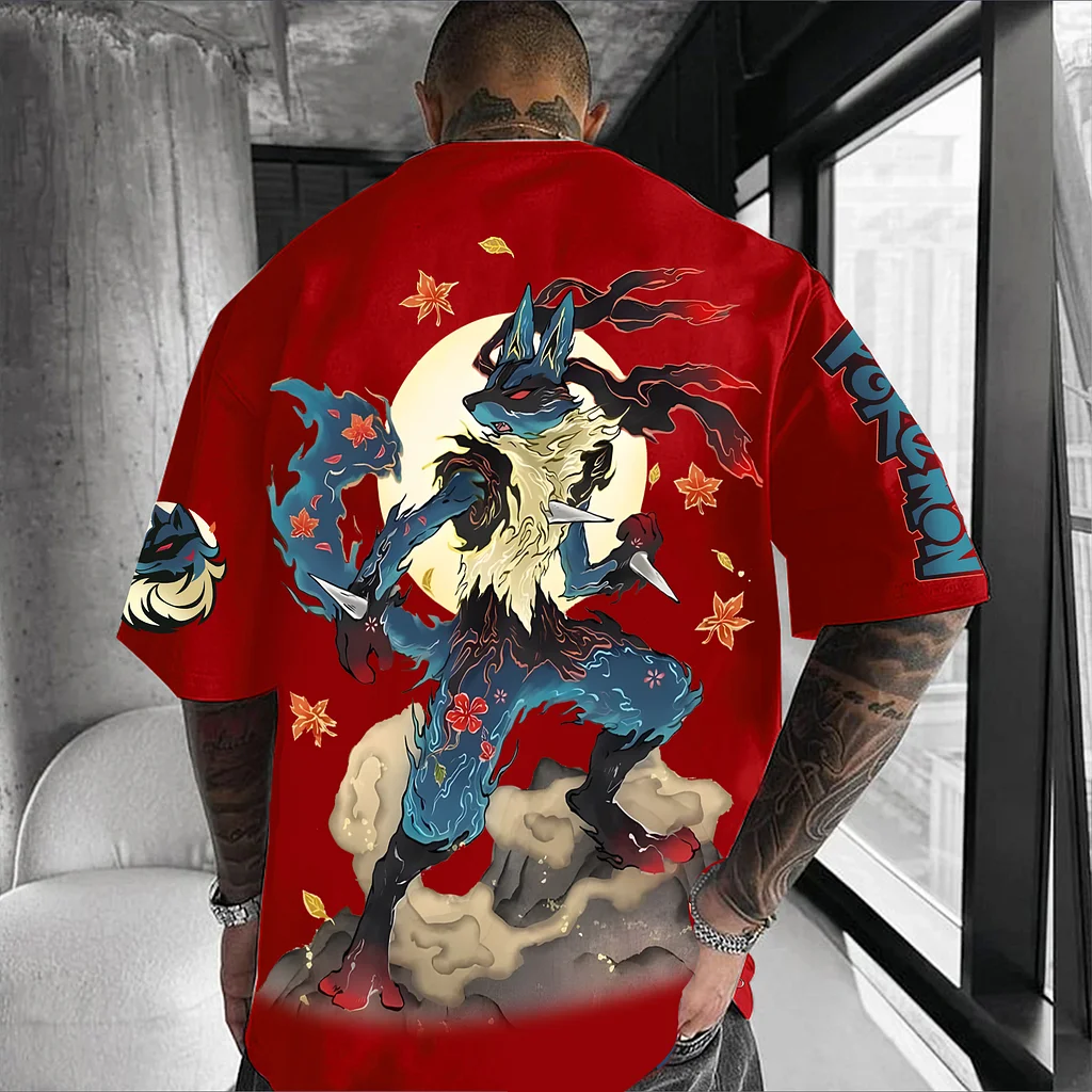 Unisex Pokémon Anime Graphic Streetwear T-Shirts