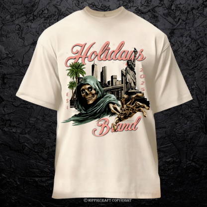 Unisex  HOLIDAYS Washed T-Shirt