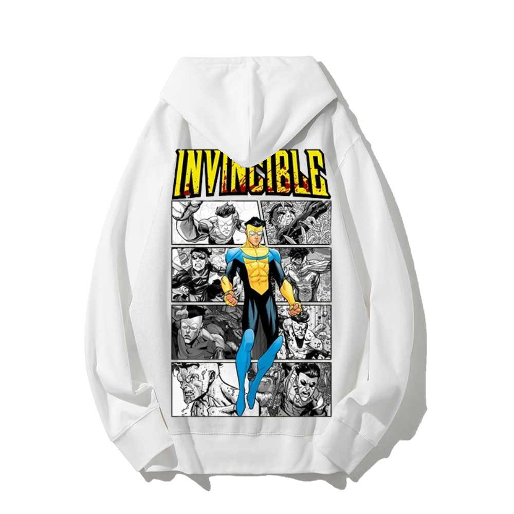 Invincible Cotton Unisex Graphic Stylish Hooded