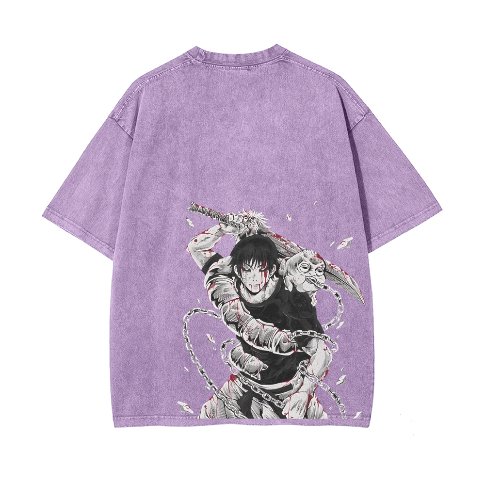 Fushiguro Toji VINTAGE OVERSIZED T-SHIRT | JUJUTSU KAISEN