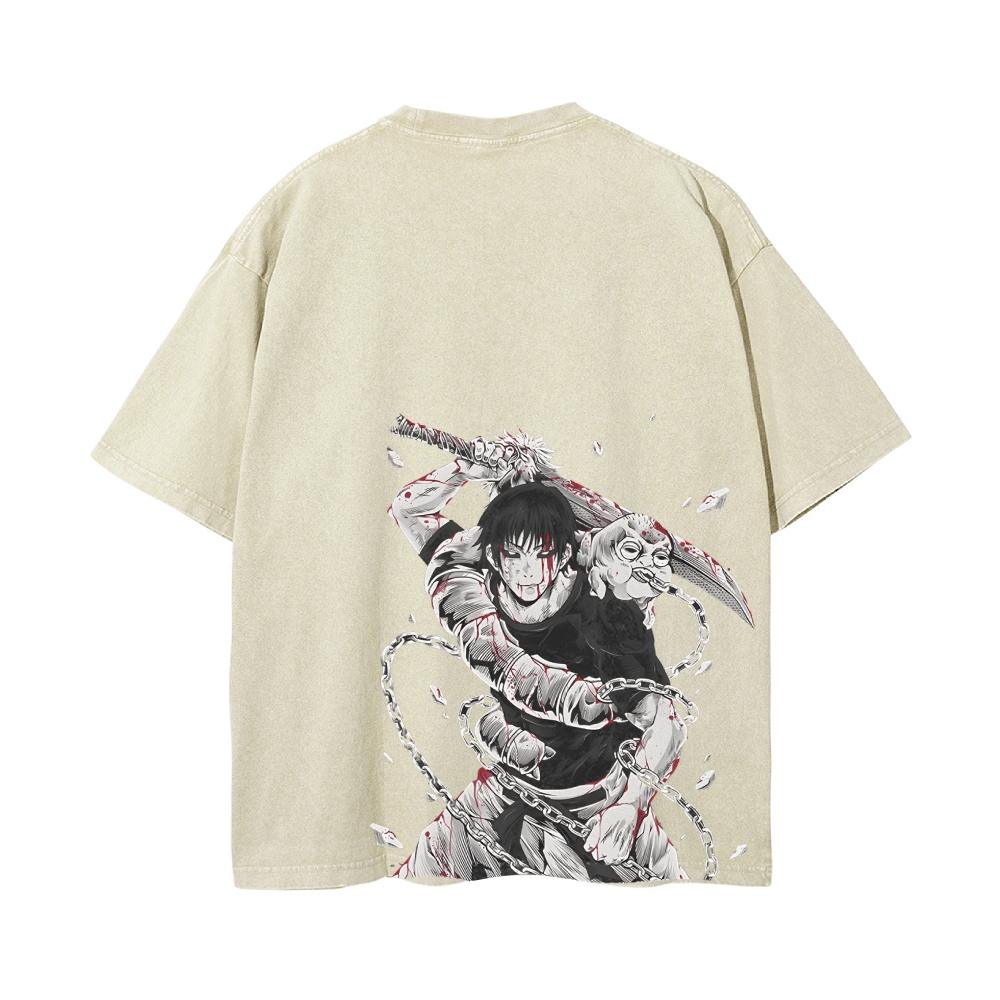 Fushiguro Toji VINTAGE OVERSIZED T-SHIRT | JUJUTSU KAISEN