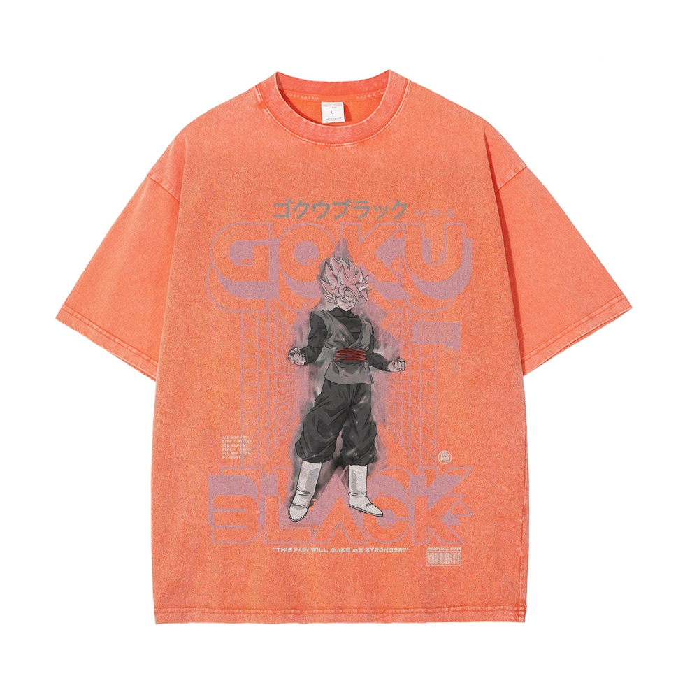 Goku Black Vintage Oversized T-Shirt | Dragon Ball Super