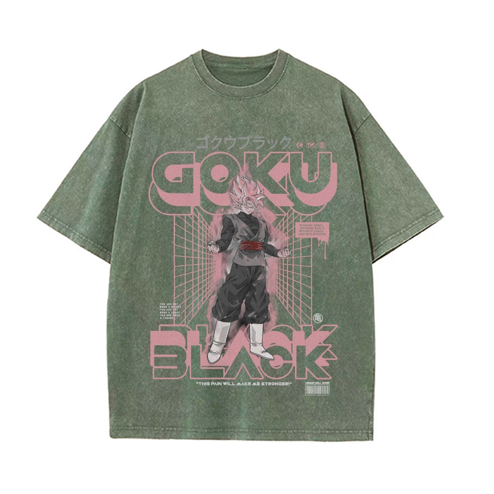 Goku Black Vintage Oversized T-Shirt | Dragon Ball Super