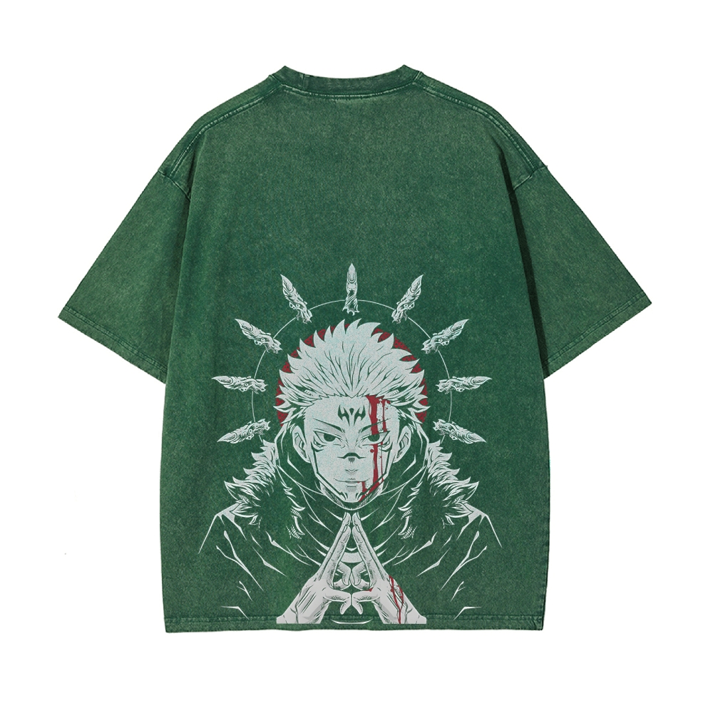 Sukuna Vintage T-Shirt | Jujutsu Kaisen