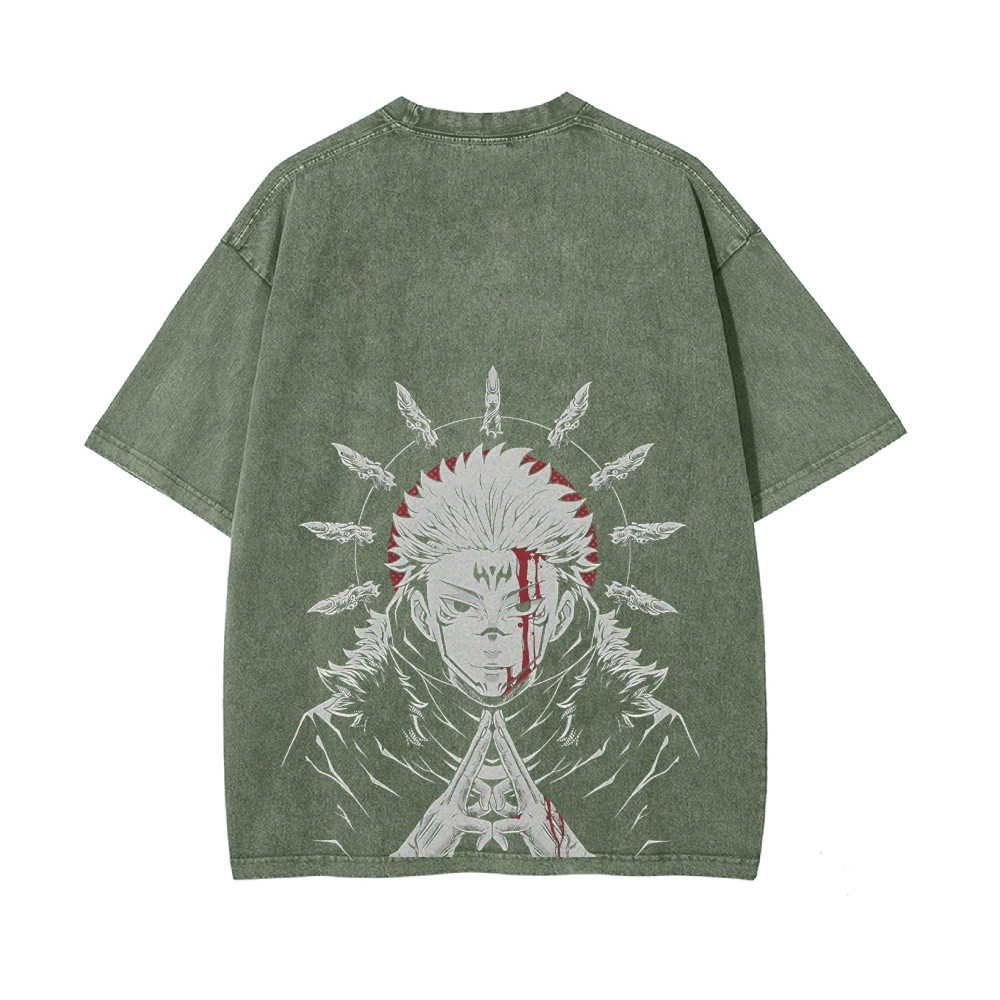 Sukuna Vintage T-Shirt | Jujutsu Kaisen