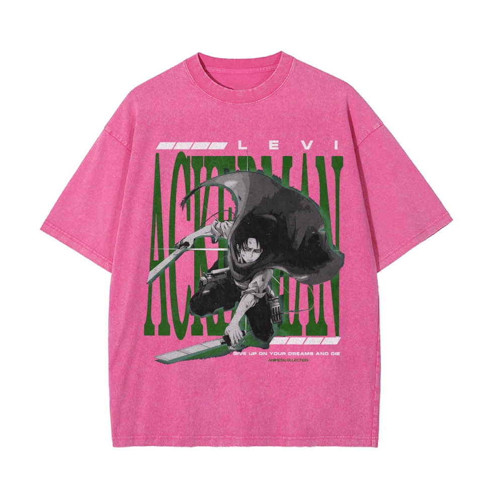 Levi Vintage Oversized T-shirt | Attack On Titan