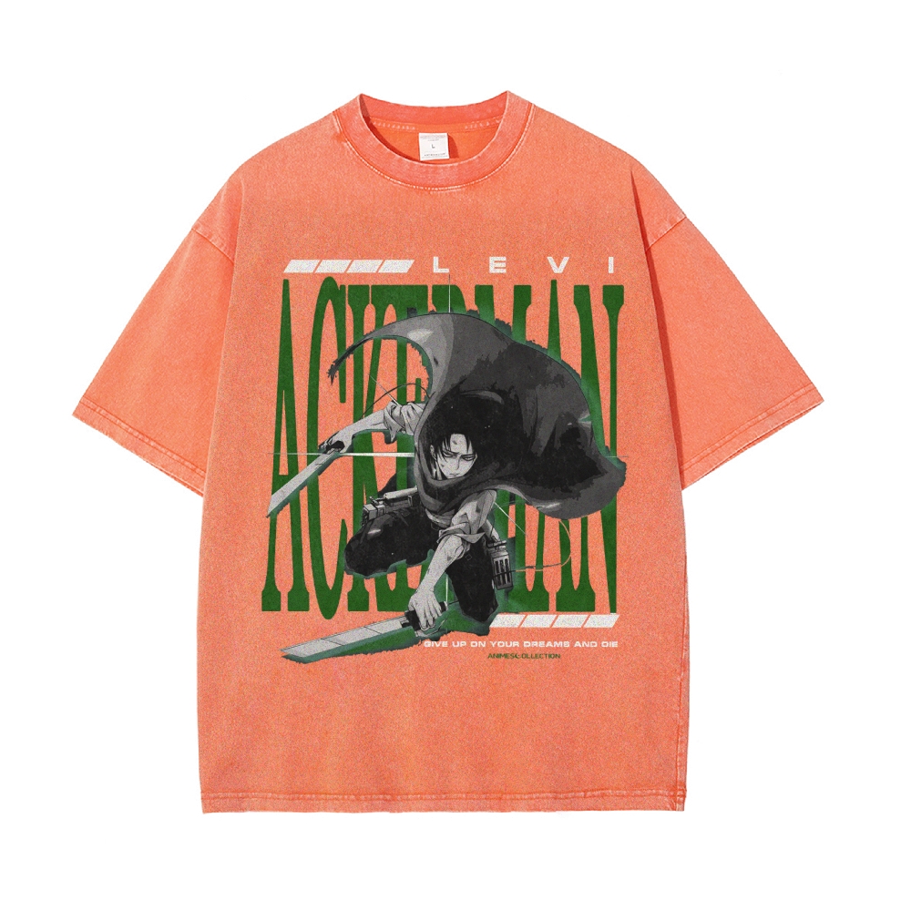 Levi Vintage Oversized T-shirt | Attack On Titan