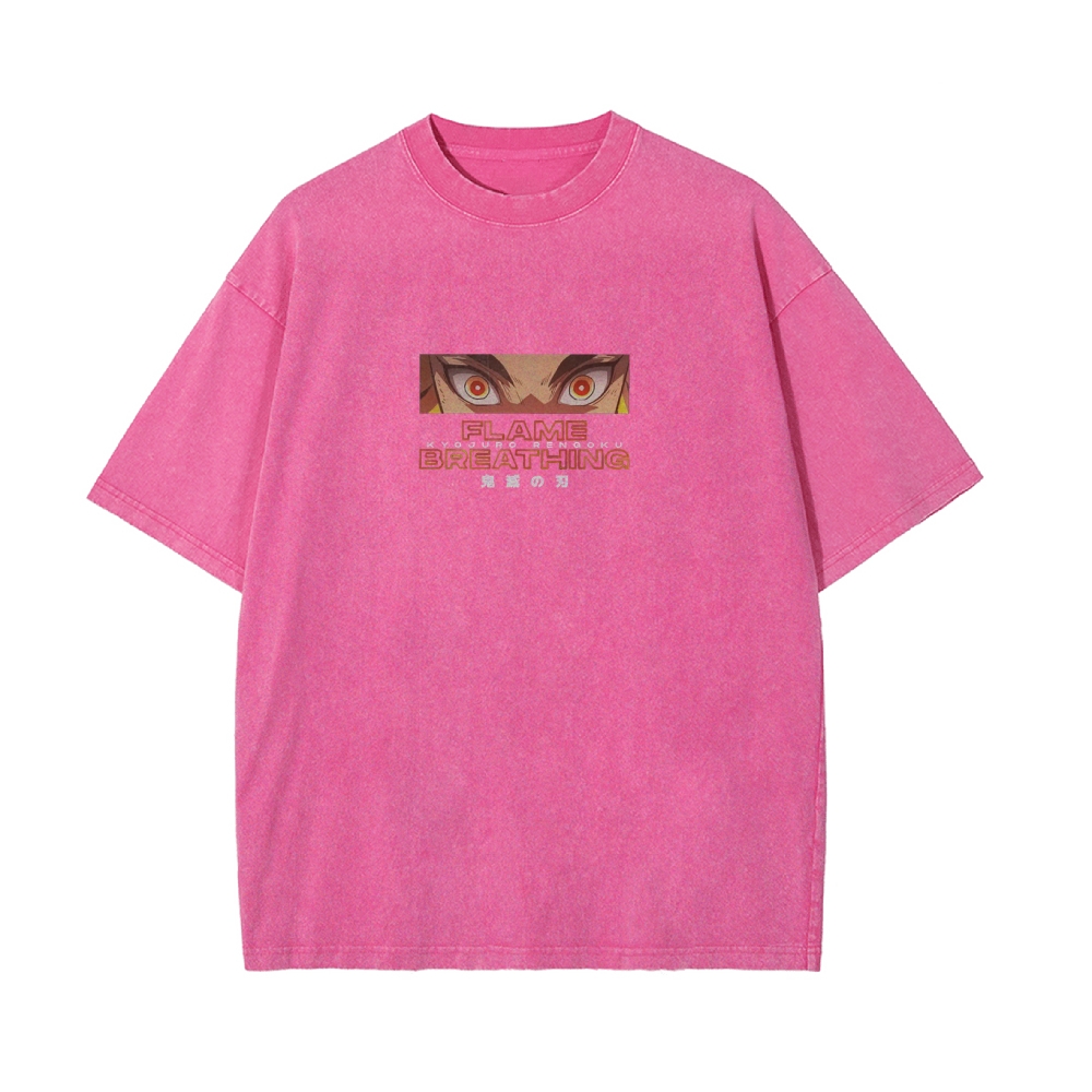 OG Kyojuro Rengoku Vintage Oversized T-Shirt | Demon Slayer