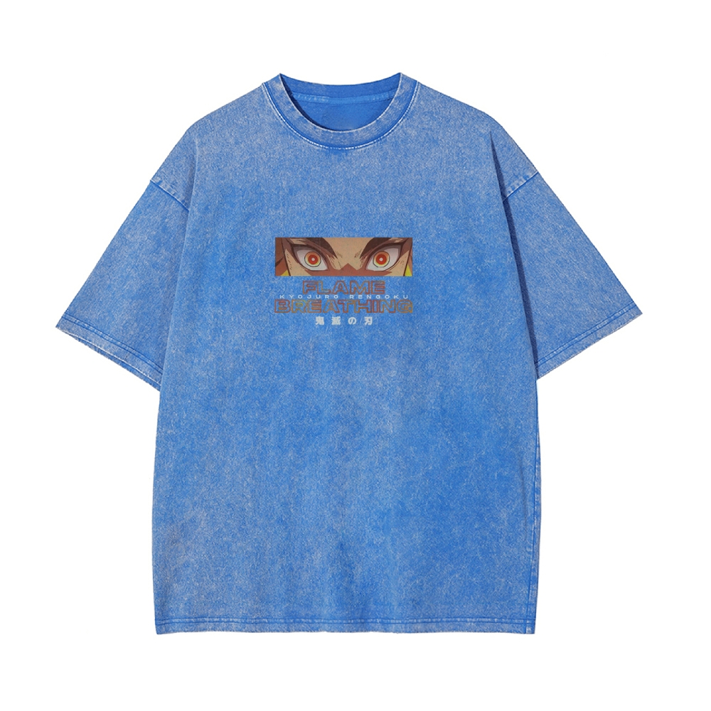 OG Kyojuro Rengoku Vintage Oversized T-Shirt | Demon Slayer