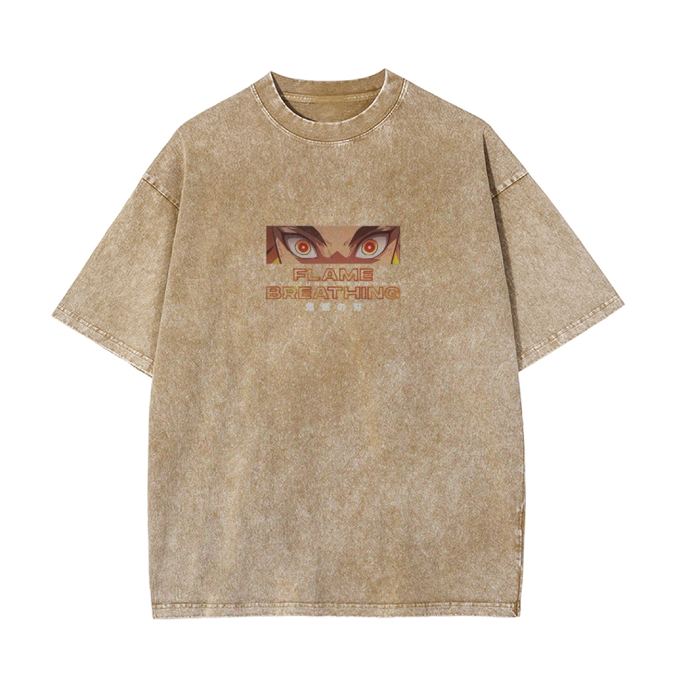 OG Kyojuro Rengoku Vintage Oversized T-Shirt | Demon Slayer