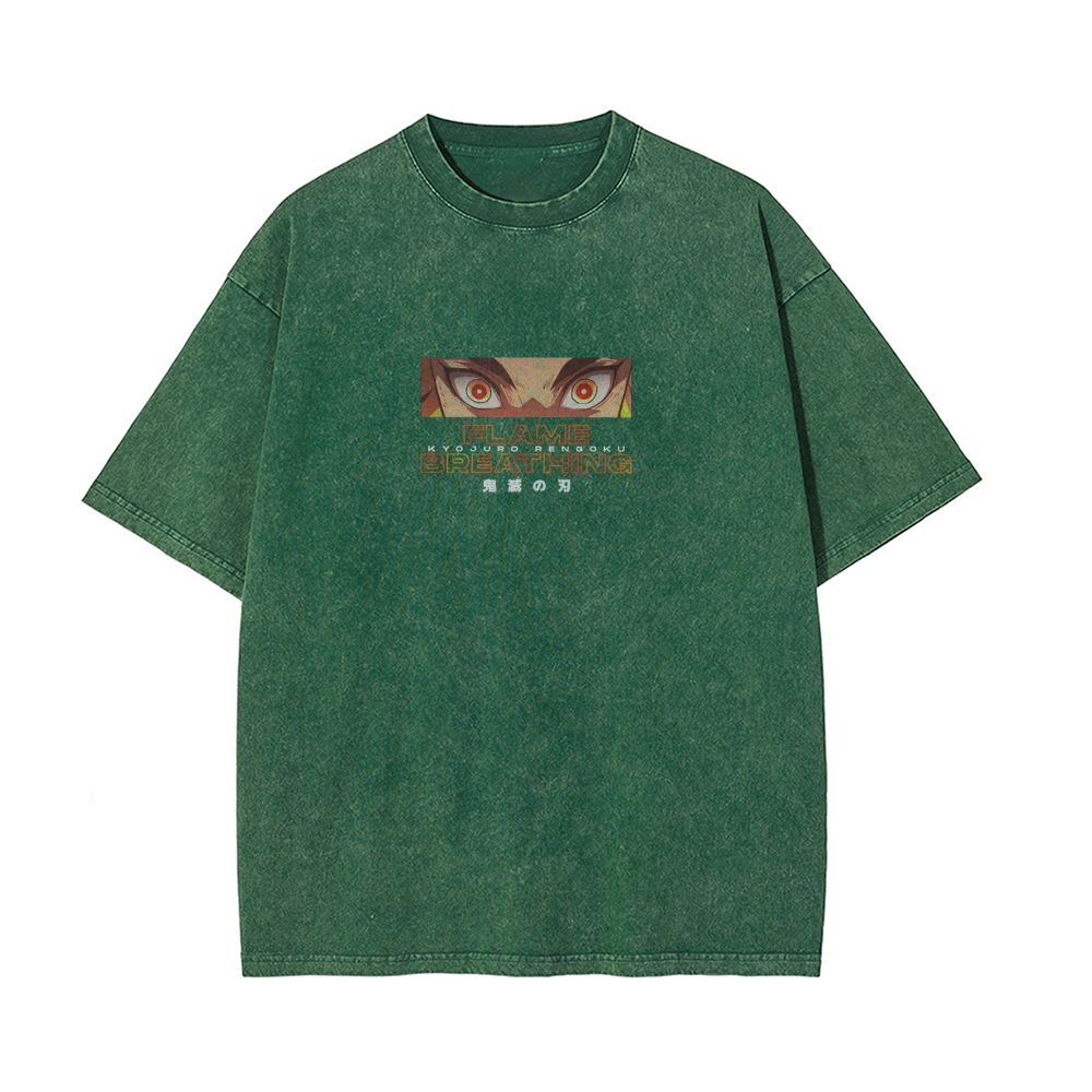 OG Kyojuro Rengoku Vintage Oversized T-Shirt | Demon Slayer