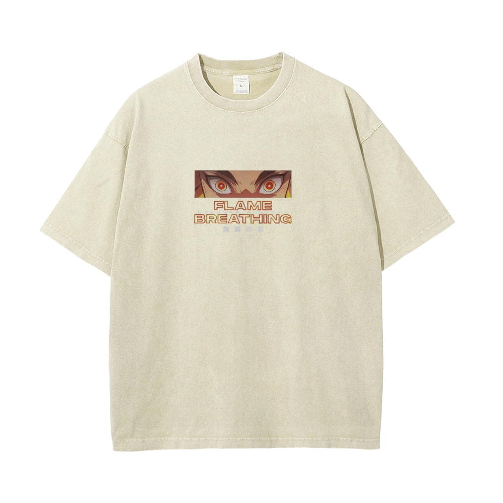 OG Kyojuro Rengoku Vintage Oversized T-Shirt | Demon Slayer