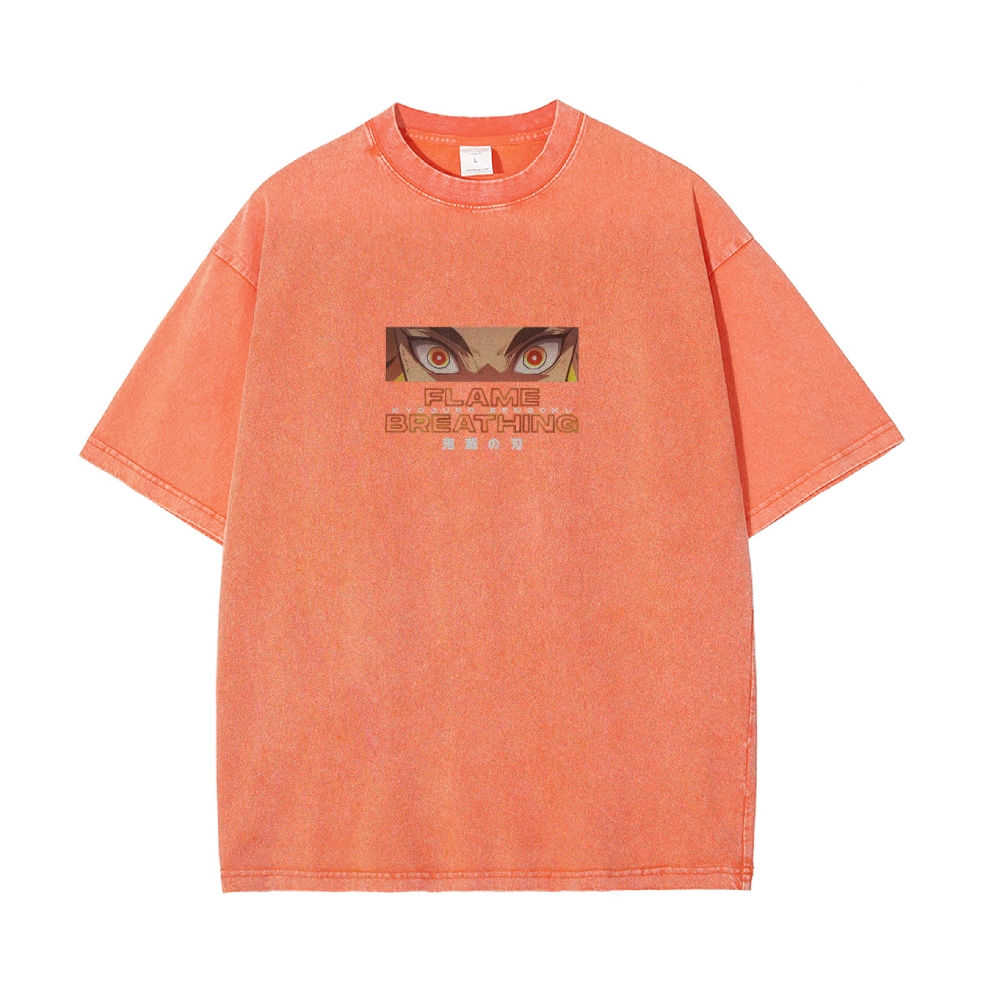 OG Kyojuro Rengoku Vintage Oversized T-Shirt | Demon Slayer