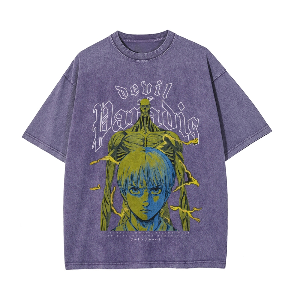 Armin Vintage Oversized T-shirt | Attack On Titan