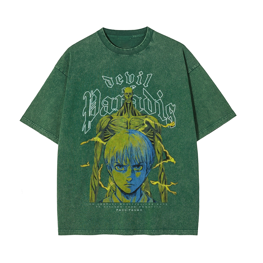 Armin Vintage Oversized T-shirt | Attack On Titan