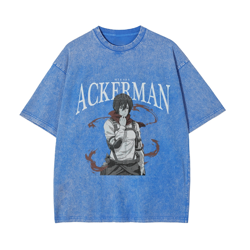 Mikasa Vintage Oversized T-shirt | Attack On Titan