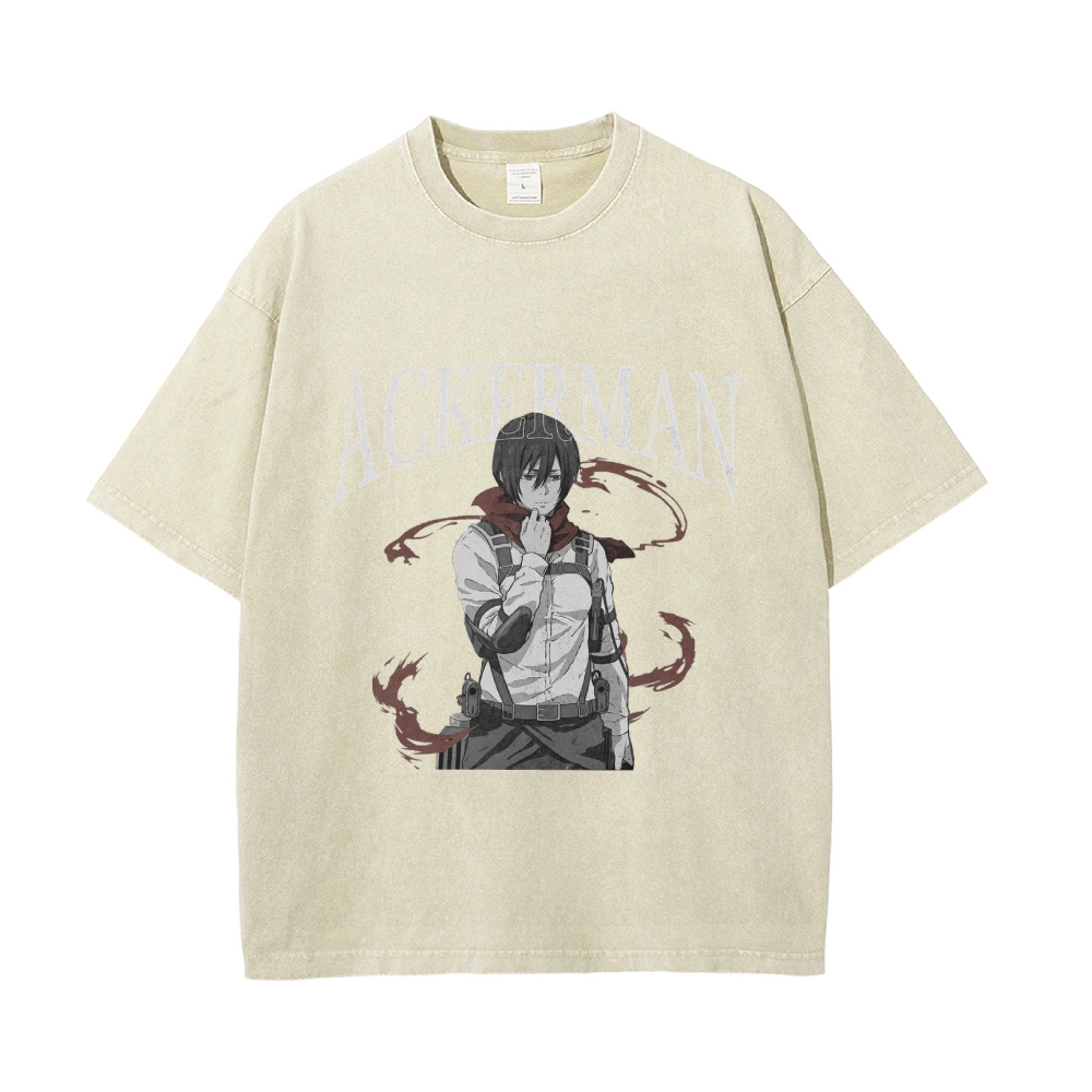 Mikasa Vintage Oversized T-shirt | Attack On Titan