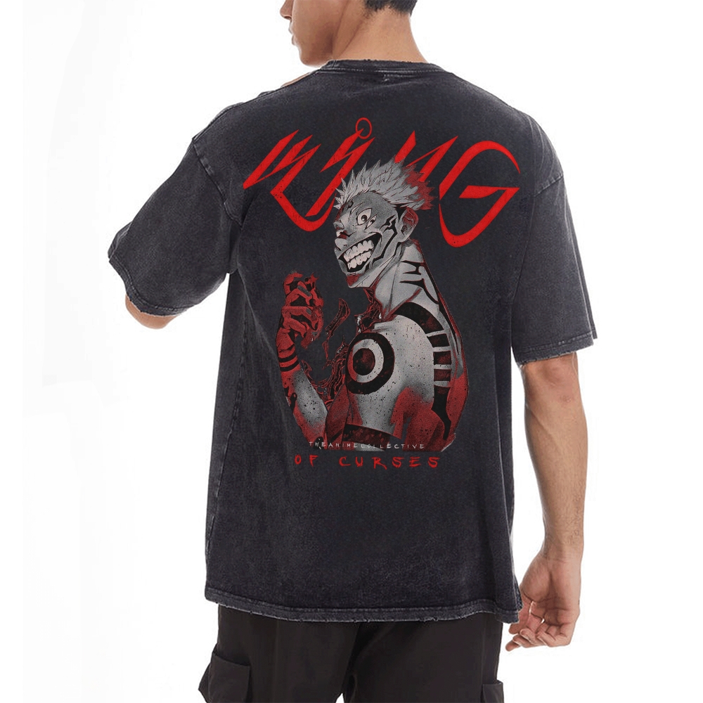 Sukuna Vintage T-Shirt | Jujutsu Kaisen