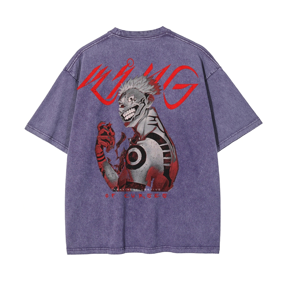 Sukuna Vintage T-Shirt | Jujutsu Kaisen