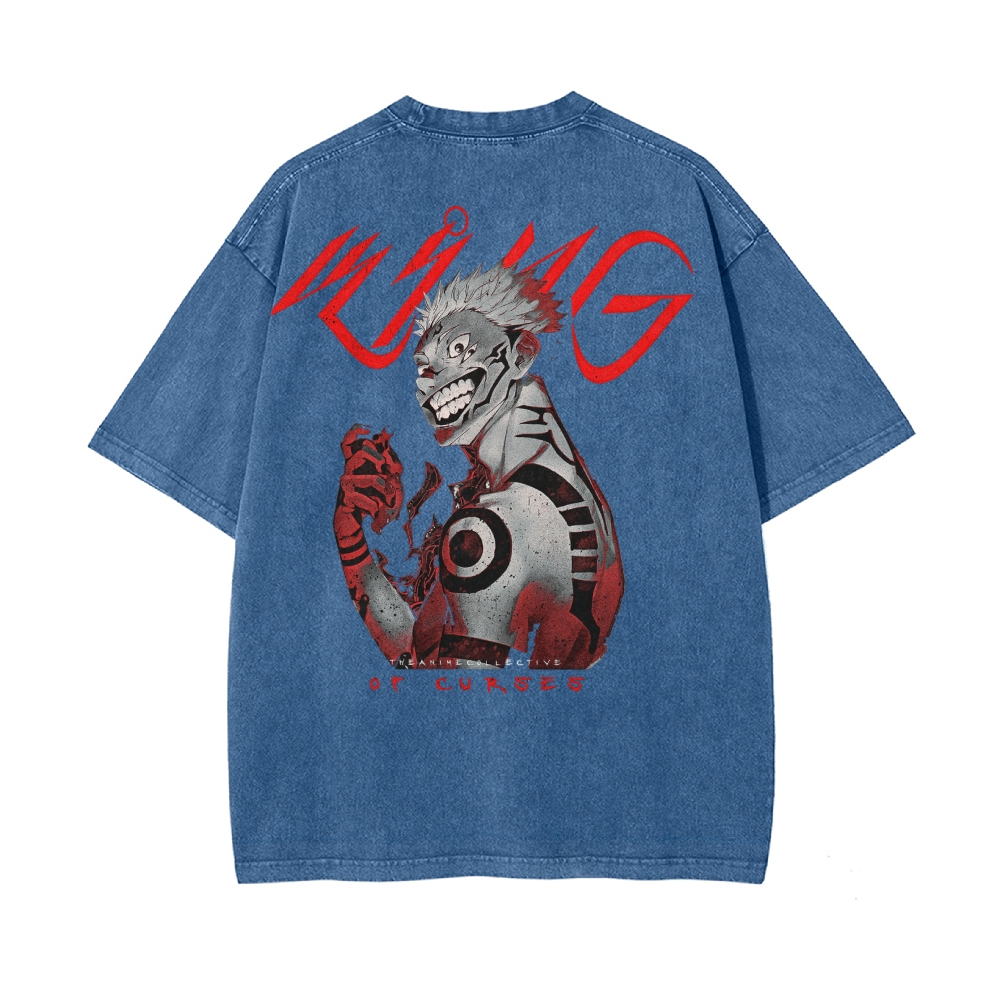 Sukuna Vintage T-Shirt | Jujutsu Kaisen