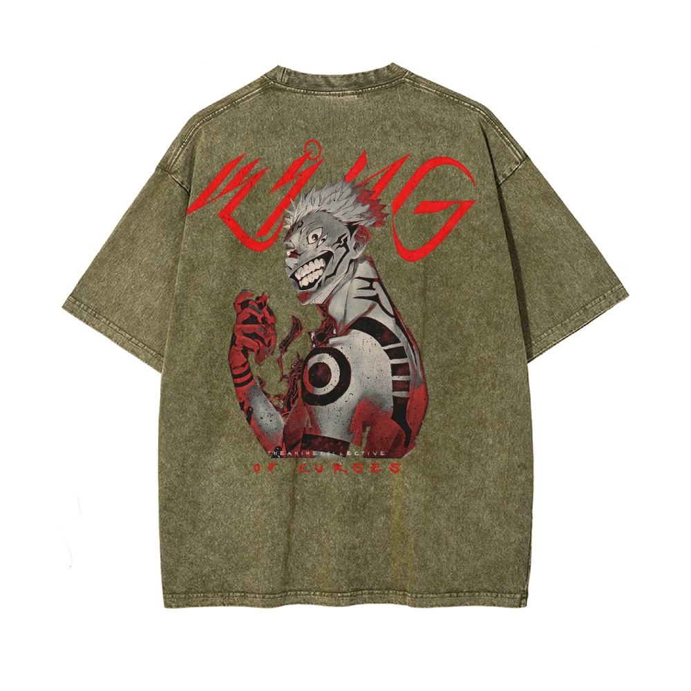 Sukuna Vintage T-Shirt | Jujutsu Kaisen