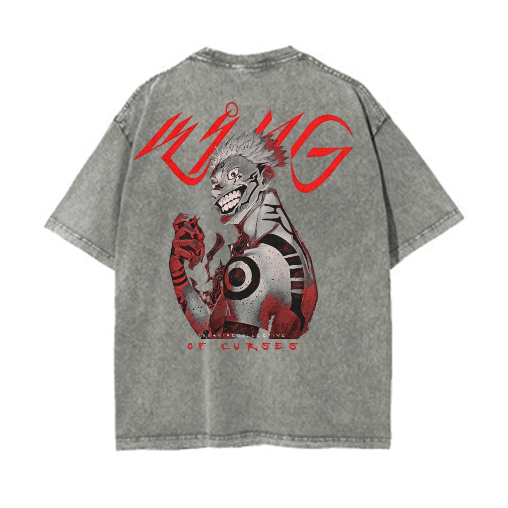 Sukuna Vintage T-Shirt | Jujutsu Kaisen