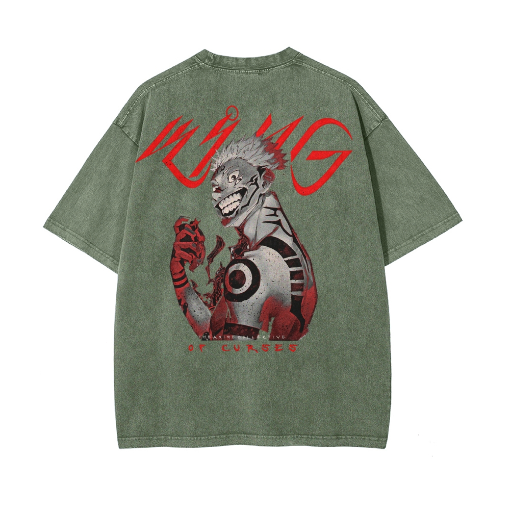 Sukuna Vintage T-Shirt | Jujutsu Kaisen