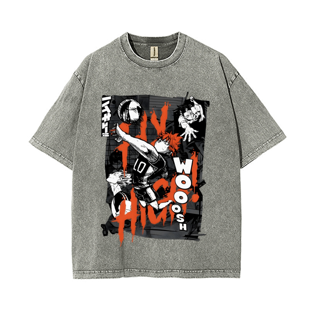Shoyo Hinata Vintage Oversized T-Shirt | Haikyu!！